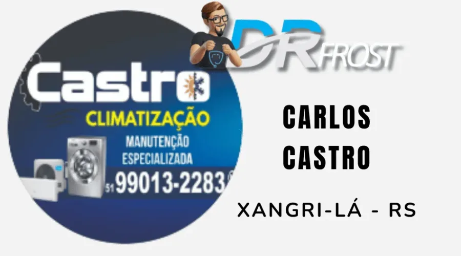 Técnico de Refrigeração Carlos Castro de Xangri-lá – Rio Grande do Sul